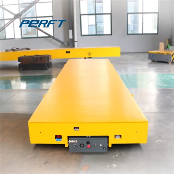 motorized rail cart with fork lift pockets for transporting 10t